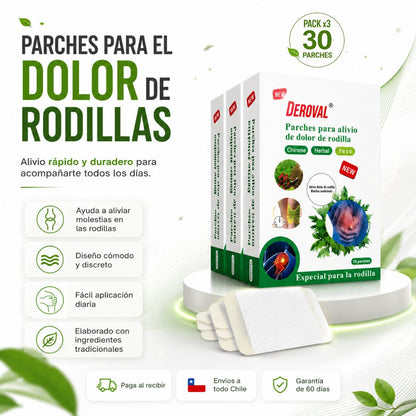 Parches para el Dolor de Rodillas | Alivio Rápido y Duradero