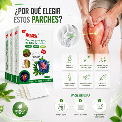 Parches para el Dolor de Rodillas | Alivio Rápido y Duradero