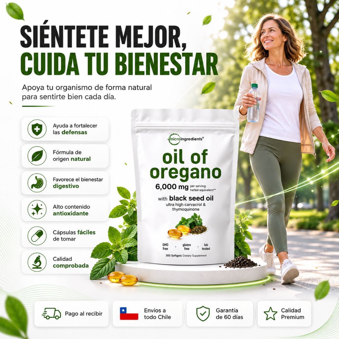 Aceite de Orégano 6000 mg Premium