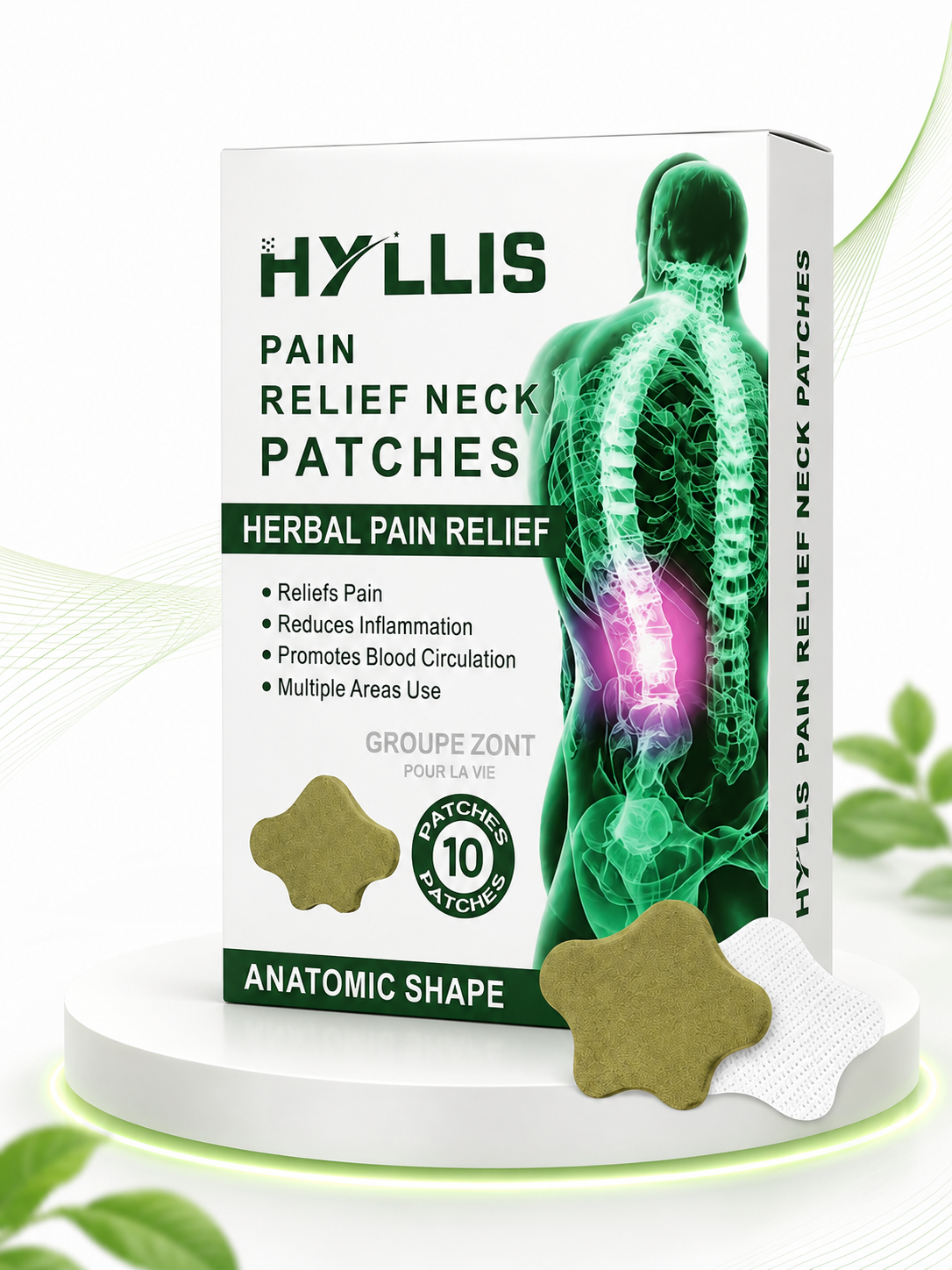 Parches de Alivio para Espalda y Cuello